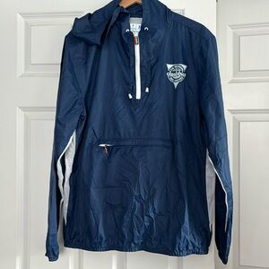 Chubbies Packable Windbreaker Jacket Lightweight Size Medium Mens Navy